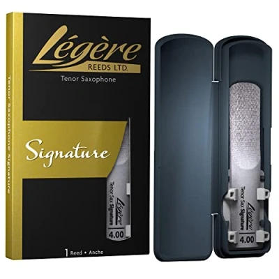 Image of Légère Reeds Tenor Saxophone Reed, Signature, Strength 4.00 (TSG4.00) Premium Synthetic Woodwind Reed