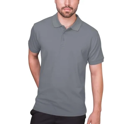 Image of HRM Men&#039;s 301 Polo Shirt, Stone, XXL