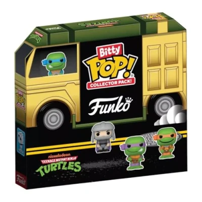 Image of Funko Bitty Pop! Teenage Mutant Ninja Turtles (TMNT) 12pc Multipack 0.9 Inch (2.2 Cm) Retro/Classic Collectable Stackable Display Shelf Included Gift Idea