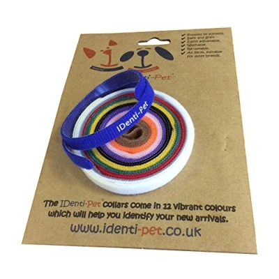 Image of Identi Pet 12 Whelping Collars Puppy, Kitten Soft, Adjustable &amp; Reusable