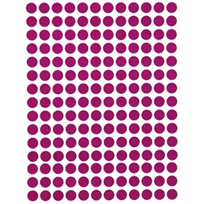 Image of Royal Green Dot Sticker 8mm (0.8 cm) Colored Labels in Purple 2520 Pack