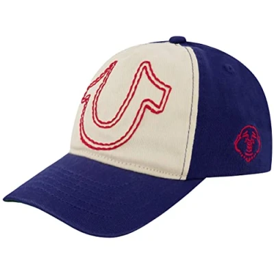 Image of True Religion Boys Kids Baseball Hat with Large Horseshoe Logo Cap, Navy, One Size