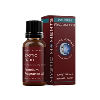 Image of Mystic Moments Exotic Fruit Fragrance Oil 10ml Perfect for Soaps, Candles, Bath Bombs, Burners, Diffusers and Skin &amp; Hair Care Items