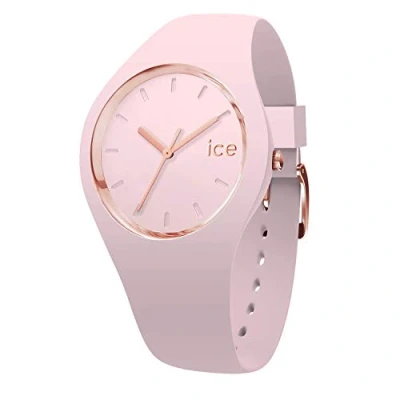 Image of Ice WATCH Glam Pastel Pink lady Women&#039;s Wristwatch With Silicon Strap 001069 (Medium)