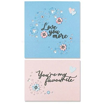 Image of Sizzix Thinlits Die Set 6PK Cut Pop Valentine by Olivia Rose, Grey, One Size