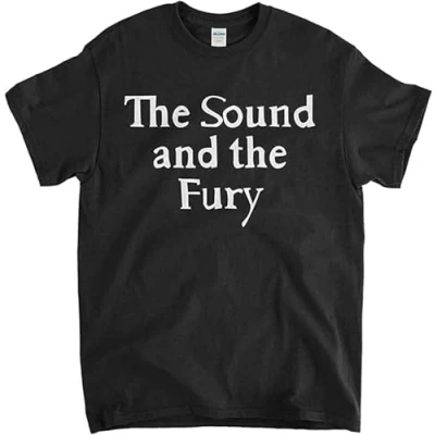 Image of As Worn by Ian Curtis T Shirt The Sound and Fury Men&#039;s Tee Black Unisex Mens Tees