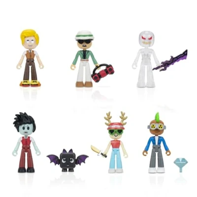 Image of DevSeries CRS0093 6 Figure Pack Murder Mystery 2: Powers Pack, Movable Action Figures with Game Code