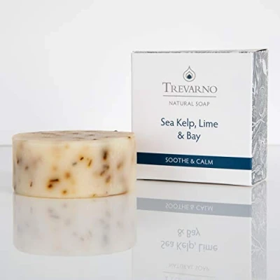 Image of Trevarno Sea Kelp Lime &amp; Bay Soap 75g
