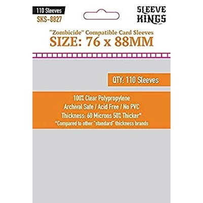 Image of Premium Card Sleeves Zombicide Compatible (76mm x 88mm) 110 per Pack