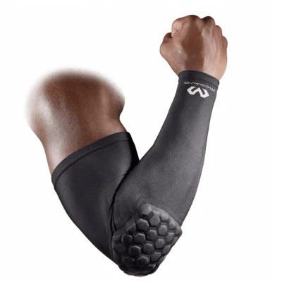 Image of Mcdavid 6500 Hex Sleeve Compression Arm/Elbow for Protection and Support — Ideal Rugby, Basketball, Volleyball, Football Goalkeeping, More (One Sleeve)