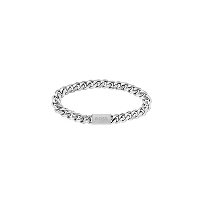 Image of BOSS Jewelry Men&#039;s Chain LINK Collection Bracelet 1580144S