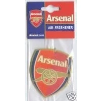 Image of OFFICIAL ARSENAL FC CREST SHAPED AIR FRESHENER
