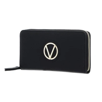 Image of Valentino Katong VPS7QS155 Zip Around Wallet; Color: Nero, Black