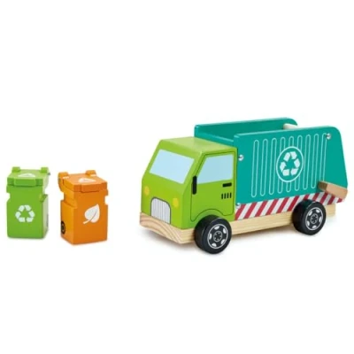 Image of Early Learning Centre Wooden Recycling Lorry