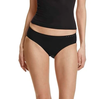 Image of FALKE Women&#039;s Ultralight Cool W SL Functional Yarn Quick Dry 1 Piece Base Layer Underwear, Black (Black 3000), S
