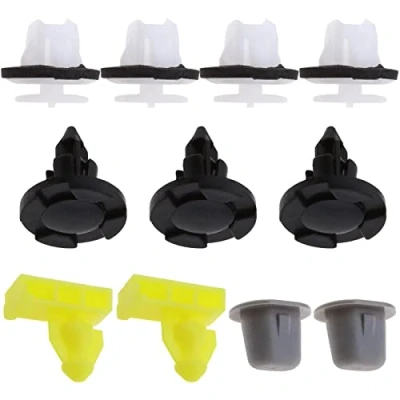 Image of ECSiNG 11Pcs Car Wheel Arch Surround Trim Moulding Clips Kit Plastic Nylon Retainer Fasteners Compatible with NISSAN JUKE 76882JG10A 0155309321 76848JG00A