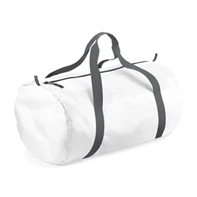 Image of BagBase BG150 Packaway Barrel Bag White
