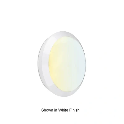 Image of Orbital 15W IP66 CCT Microwave LED Bulkhead Black Aurora