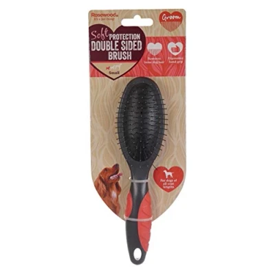 Image of Rosewood Soft Protection Double Sided Brush for Dogs, Small