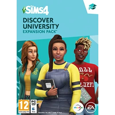 Image of The Sims 4 Discover University (EP8) PCWin Code In A Box Video Game English