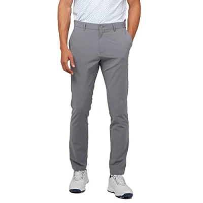 Image of Original Penguin Mens Pete Performance Trousers Quiet Shade 36R
