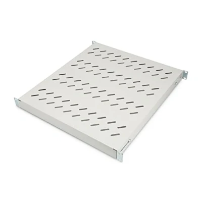 Image of DIGITUS Shelf Variable depth For fixed installation 19 inch 1U Load capacity 50 kg network cabinets &amp; server From 800 mm cabinet Grey
