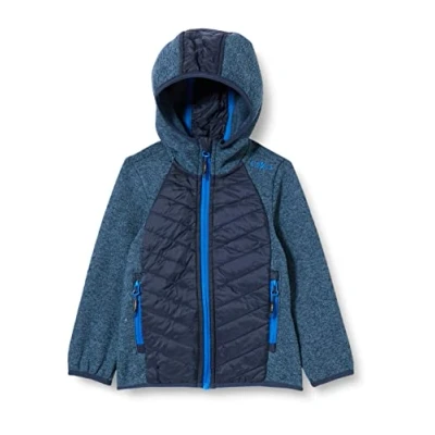 Image of CMP Boys Children&#039;s Padded Hybrid Jacket with Hood 30h6794
