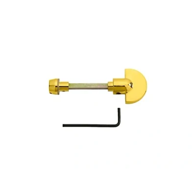 Image of IRONZONE® Polished Brass Spare Thumb Turn &amp; Release Bathroom Replacement Spindle 4.9mm x 67mm to Suit 35 44mm Doors for Internal Door Handles