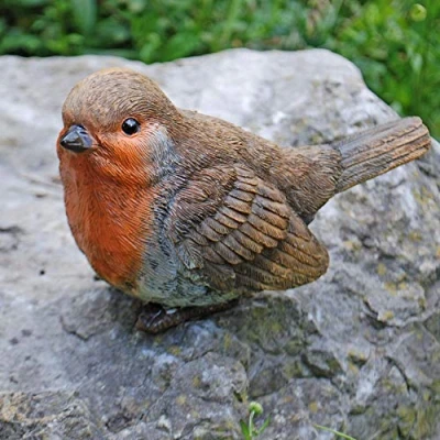Image of Farmwood Robin Bird Garden Animal Ornament Outdoor Statue