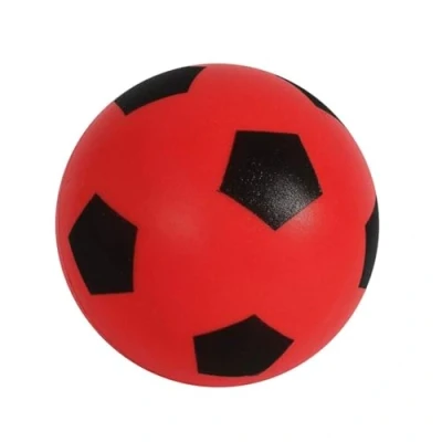 Image of ZOPPER Fun Sport Foam Football 20cm Red Soft Sponge Soccer Ball, Indoor Outdoor Ball Great &amp; Suitable For All Ages