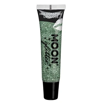 Image of Holographic Glitter Lipgloss by Moon 15ml Green
