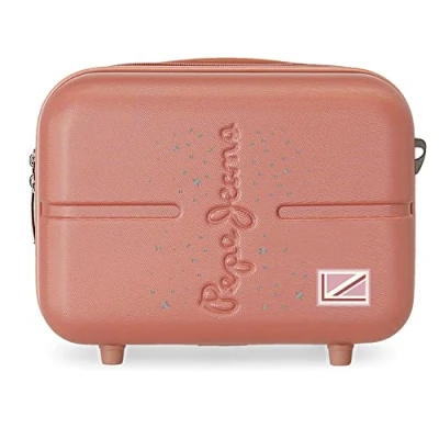 Image of Pepe Jeans Jane Adaptable Toiletry Bag with Shoulder Bag, 29 x 21 15 cm, red, 29x21x15 cms,