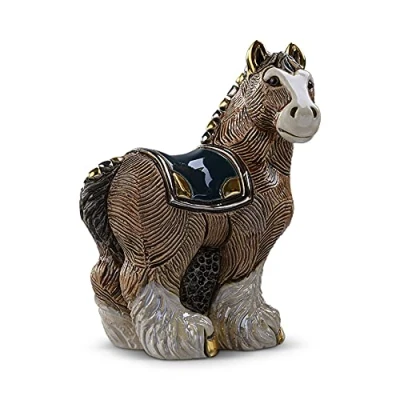 Image of De Rosa Rinconada Clydesdale Horse Figurine