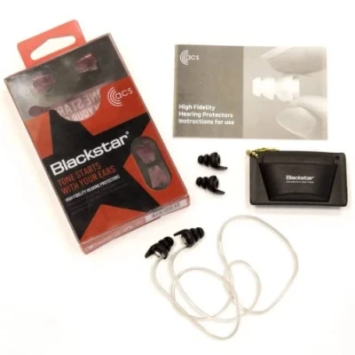 Image of Blackstar ACS High Fidelity Filters Earplugs Hearing Protectors For Musicians, Sleeping, Noise Cancelling, 19dB of Attenuation Inc Carry Case