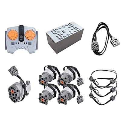 Image of BANDRA Technic Power Functions Set Motor and Remote Control Compatible with Lego