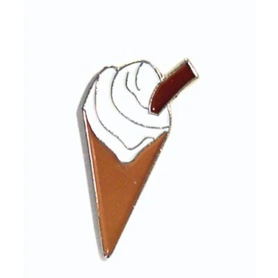 Image of Ice Cream Seaside Metal Enamelled Pin Badge Lapel XJKB2 46
