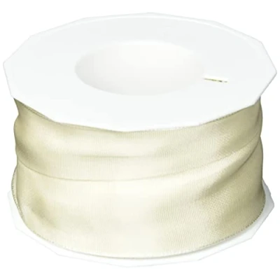 Image of C.E. Pattberg Präsent Lyon Wired Taffeta Ribbon Champagne 60 mm width, 25 m length