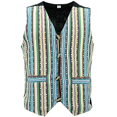 Image of LOUDelephant Cotton Canvas Waistcoat Beach (XXX Large)