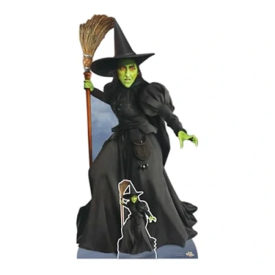 Image of Star Cutouts SC4225 Wicked Witch West Lifesize Cardboard Cutout With Mini