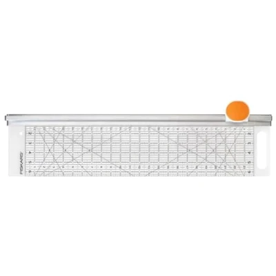 Image of Fiskars Combo Rotary Cutter Ø 45 mm &amp; Ruler 6 x 24, Orange/White, 1014651