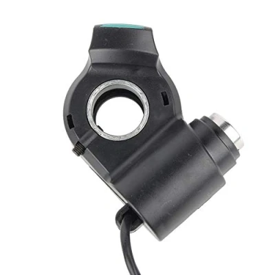 Image of Keenso Electric Bike Throttle Voltmeter, Durable Voltmeter with Green Backlight Digital Voltage Display and Lock for 12 99v Bike, Scooter, Tricycle Bicycles spare parts