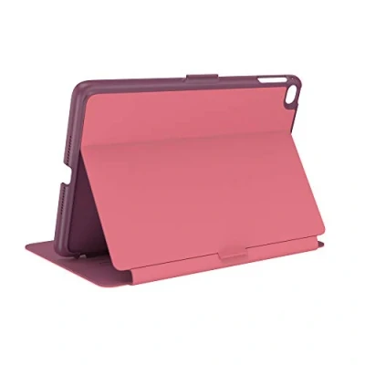 Image of Speck Products Balance Folio iPad mini 2021/iPad 4/iPad 5 Case and Stand, Royal Pink/Lush Burgundy