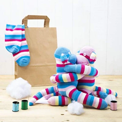 Image of Sock Love Monkeys Craft Kit