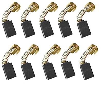 Image of WANGCL 10Pcs Motor Carbon Brushes For Makita Cb 106 181437 1 Electric Drills Angle Grinders Chainsaws 6x10x15mm