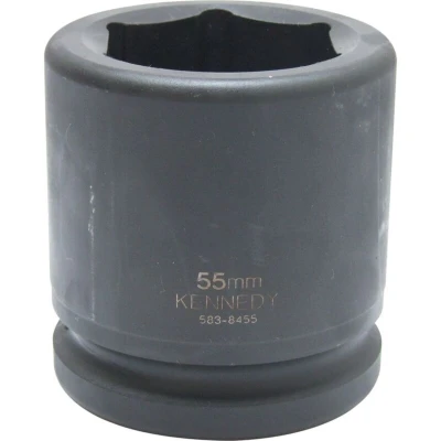 Image of Kennedy 60mm Impact Socket Standard Length 6 Point 1 1/2&quot; Drive