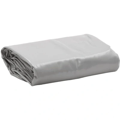 Image of vidaXL Tarpaulin Grey 5x8 m 650 g/m²