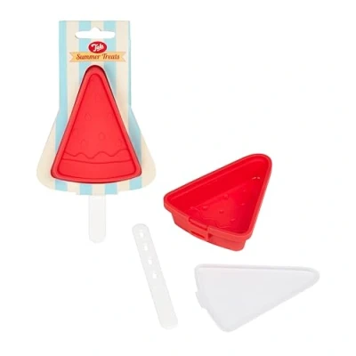 Image of Tala Reusable Silicone Watermelon Shaped Lolly Mould with Stick, Made Food Grade BPA Free Silicone, Perfect for Homemade Popsicles, Novelty Cake Pops and Natural Baby Soothers