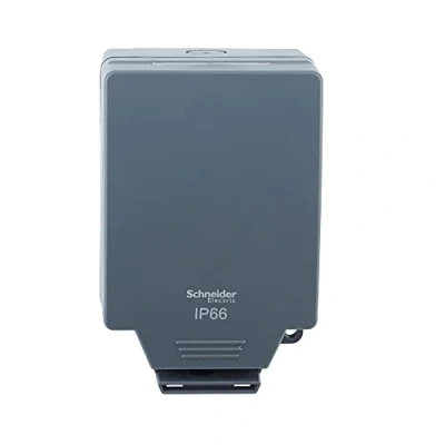 Image of Schneider Electric Lisse Weatherproof IP66 13A Switched Fused Connection Unit FCU LWP5010