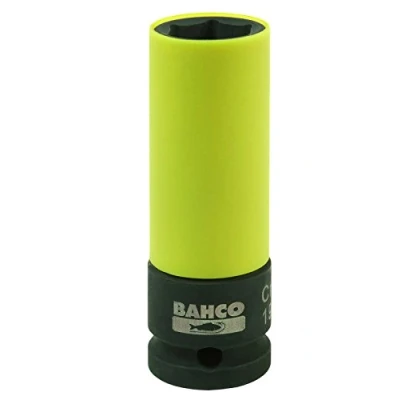 Image of Bahco BWSS12P319 Wheel Socket, Black/Yellow, 19 mm