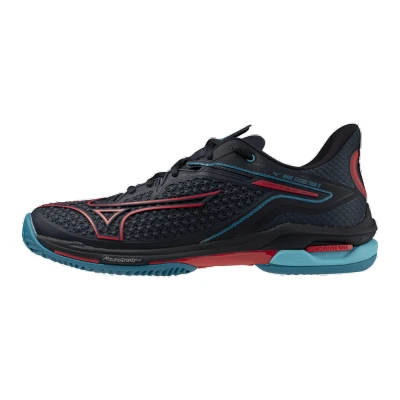 Image of Mizuno WAVE EXCEED TOUR 6 PADEL Salute/Hibiscus/Enamel Blue Women/Men Size 8